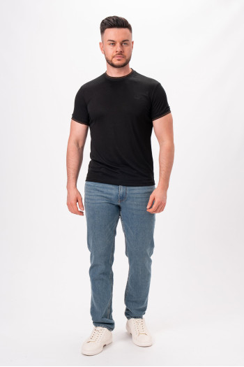 Футболка однотонна K.O.R АРТ.6928 Чорний (black)