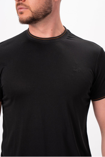Футболка однотонна K.O.R АРТ.6928 Чорний (black)