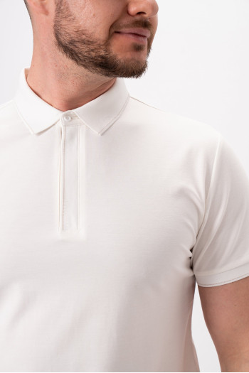 Футболка поло однотонна K.O.R 50201 Білий (white)