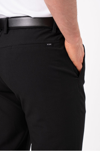 Штани slim fit K.O.R  88871 Чорний (black)