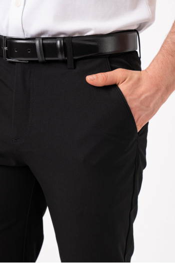 Штани slim fit K.O.R  88871 Чорний (black)
