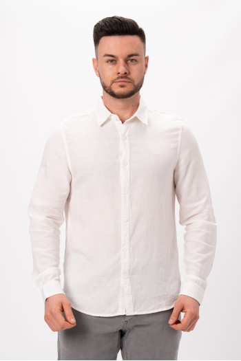Сорочка льон K.O.R 8325 Білий (white)