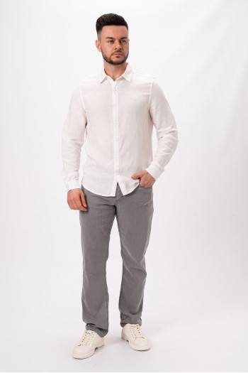 Сорочка льон K.O.R 8325 Білий (white)