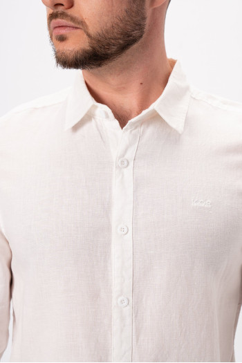 Сорочка льон K.O.R 8325 Білий (white)