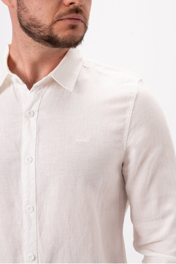 Сорочка льон K.O.R 8325 Білий (white)