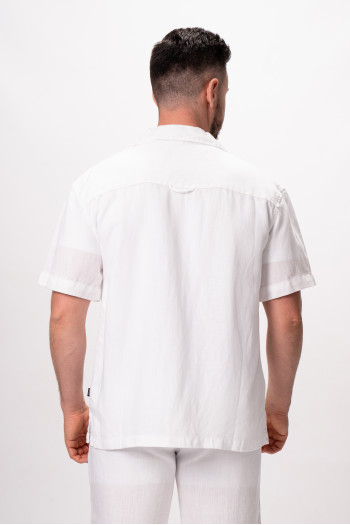 Сорочка К.Р. льон K.O.R 25705 Білий (WHITE кол.1)