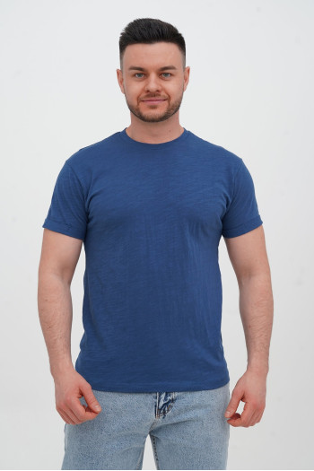 Футболка однотонна K.O.R 208-2 Синій (№12 blue)