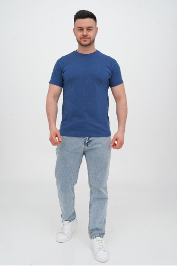 Футболка однотонна K.O.R 208-2 Синій (№12 blue)