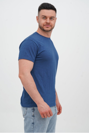 Футболка однотонна K.O.R 208-2 Синій (№12 blue)