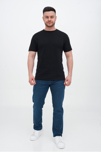 Футболка однотонна K.O.R 208-2 Чорний (№16 black)