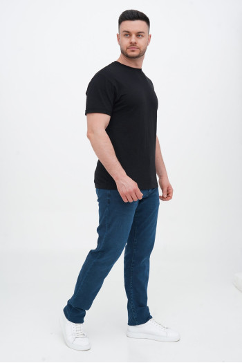Футболка однотонна K.O.R 208-2 Чорний (№16 black)