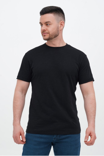 Футболка однотонна K.O.R 208-2 Чорний (№16 black)