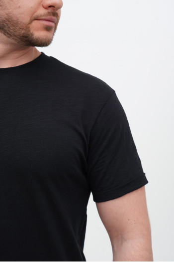 Футболка однотонна K.O.R 208-2 Чорний (№16 black)