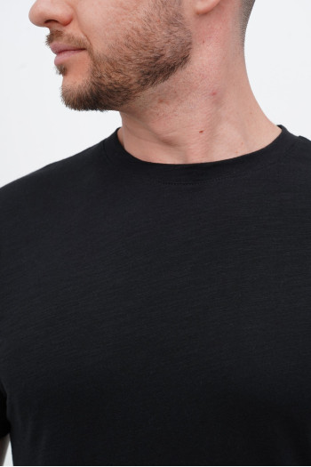 Футболка однотонна K.O.R 208-2 Чорний (№16 black)