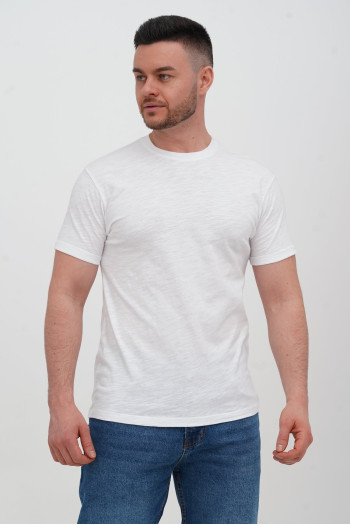 Футболка однотонна K.O.R 208-2 Білий (№8 white)