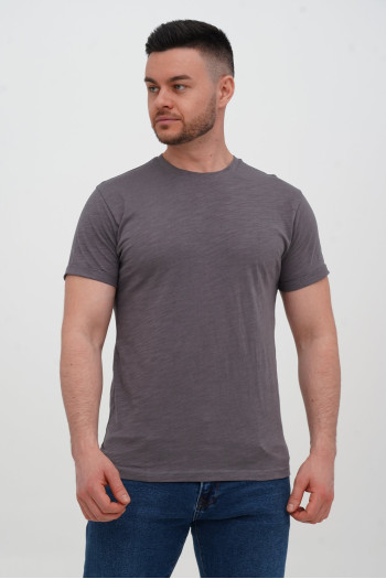 Футболка однотонна K.O.R 208-2 Сірий (№33 grey)
