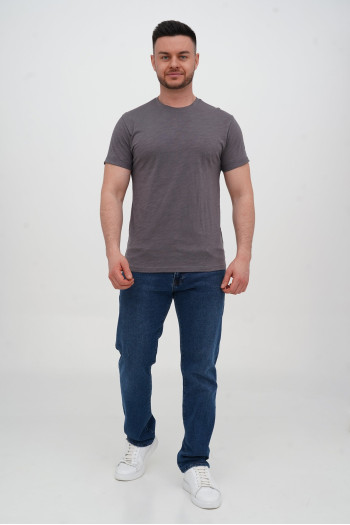 Футболка однотонна K.O.R 208-2 Сірий (№33 grey)