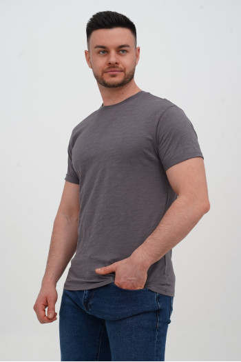 Футболка однотонна K.O.R 208-2 Сірий (№33 grey)