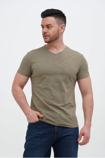 Футболка K.O.R АРТ.037-6 Хакі (ARMY GREEN)