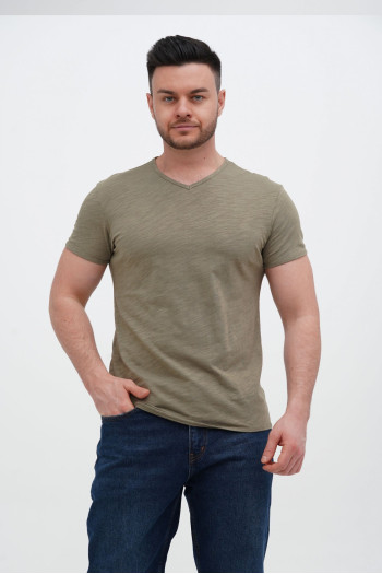 Футболка K.O.R АРТ.037-6 Хакі (ARMY GREEN)