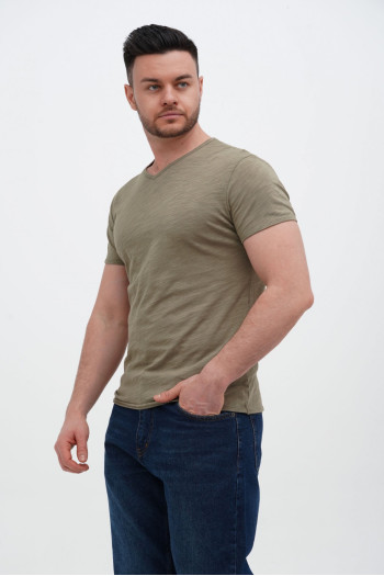 Футболка K.O.R АРТ.037-6 Хакі (ARMY GREEN)