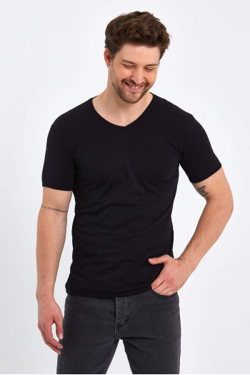 Футболка K.O.R АРТ.037-6 Чорний (BLACK)