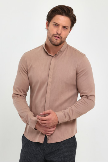 Сорочка Trend Collection 10766-5 Бежевий (V06)