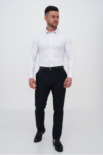 Сорочка однотонна Trend Collection 406-7 Білий