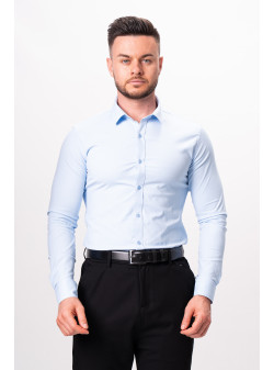Сорочка TREND 406-11 (SLIM FIT) Яскраво-блакитний
