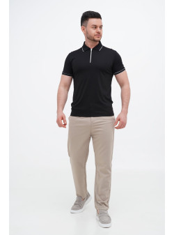 Футболка поло однотонна Trend Collection 2403 Чорний (кол. 14)