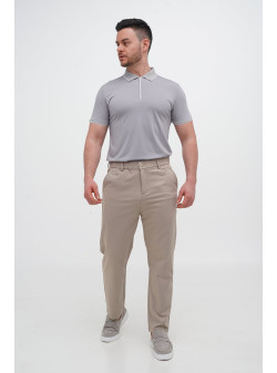 Футболка поло однотонна Trend Collection 2403 Світло-сірий (кол. 28)
