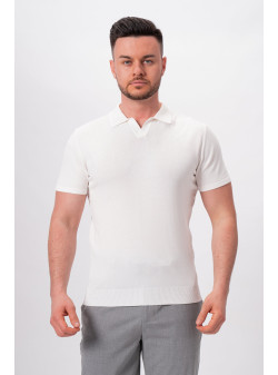 Футболка трикотажна поло K.O.R 35106 Білий (WHITE, кол.25)