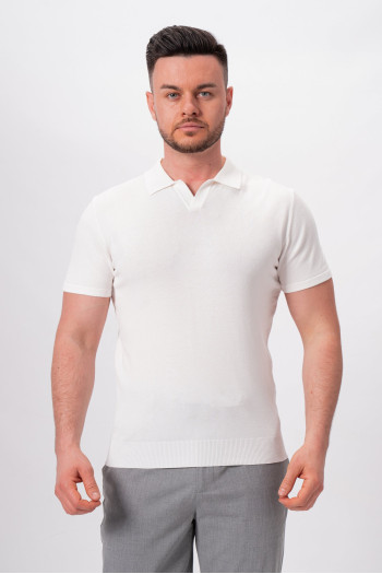 Футболка трикотажна поло K.O.R 35106 Білий (WHITE, кол.25)