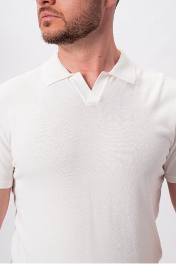 Футболка трикотажна поло K.O.R 35106 Білий (WHITE, кол.25)
