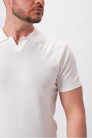 Футболка трикотажна поло K.O.R 35106 Білий (WHITE, кол.25)