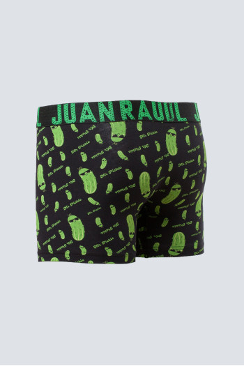 Труси з принтом Trend Collection JR106 Чорний+огірки