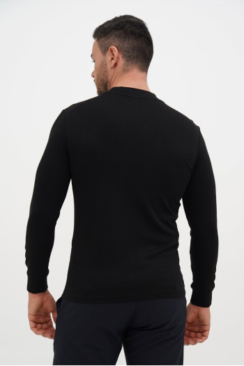 Гольф однотонний стійка Trend Collection 6801 Чорний (BLACK)