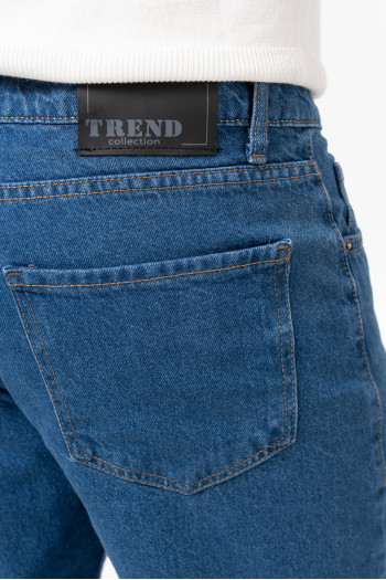 Джинси мом Trend Collection 19270-8 Синій (KOYU INDIGO)
