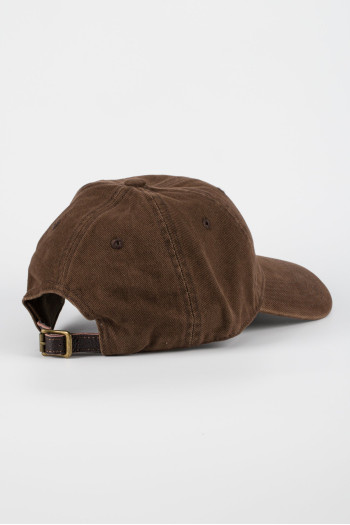 Бейсболка з лого K.O.R 25-433 Коричневий джинс (BROWN)