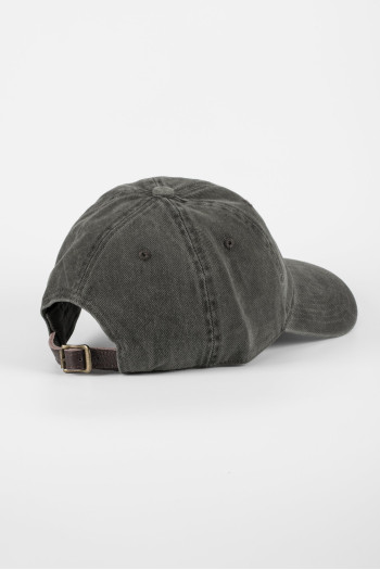 Бейсболка з лого K.O.R 25-433 Сірий джинс (GREY)