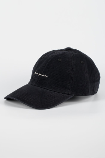 Бейсболка з лого K.O.R 25-433 Чорний джинс (BLACK)