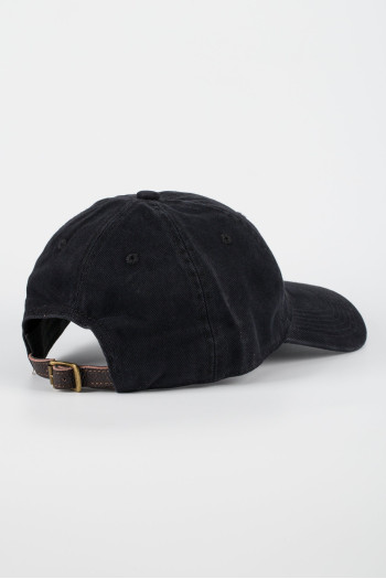 Бейсболка з лого K.O.R 25-433 Чорний джинс (BLACK)