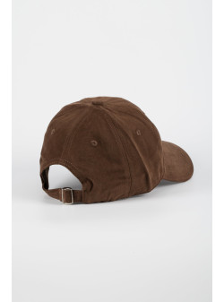 Бейсболка з лого K.O.R 25-502 Коричневий (BROWN)