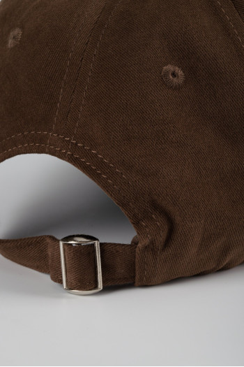 Бейсболка з лого K.O.R 25-502 Коричневий (BROWN)