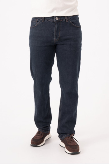 Джинси slim fit K.O.R 13409 Синьо-коричневий (KAHVE)