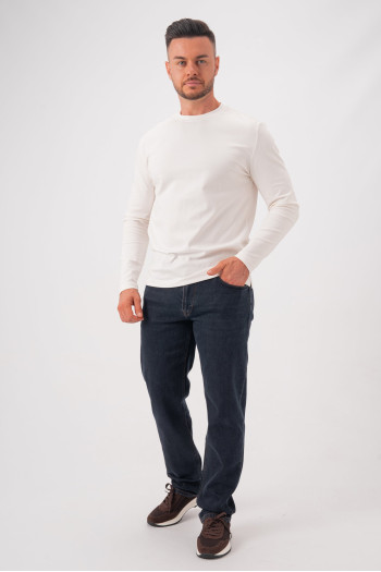 Джинси slim fit K.O.R 13409 Синьо-коричневий (KAHVE)