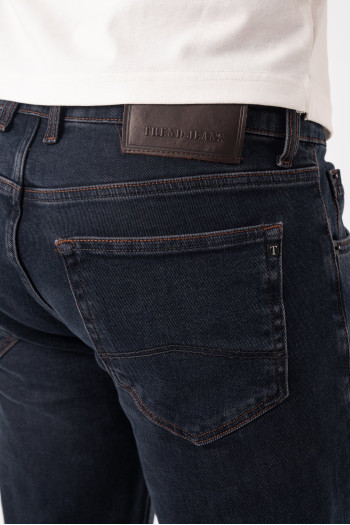 Джинси slim fit K.O.R 13409 Синьо-коричневий (KAHVE)