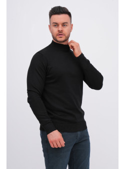 Гольф однотонний стійка K.O.R 5141 Чорний (black)