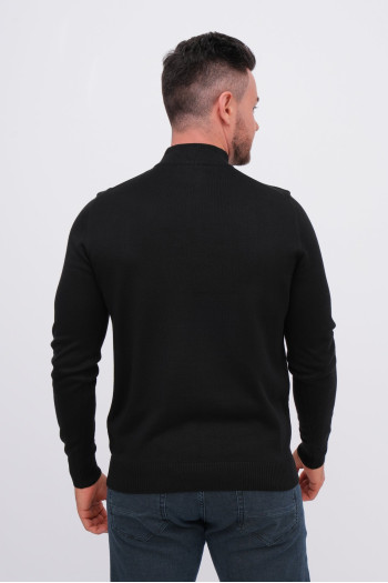 Гольф однотонний стійка K.O.R 5141 Чорний (black)