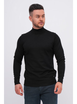 Гольф однотонний стійка K.O.R 5141 Чорний (black)